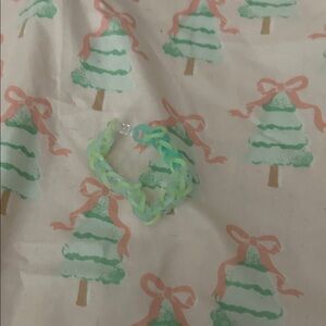 Glow in the dark green bracelet